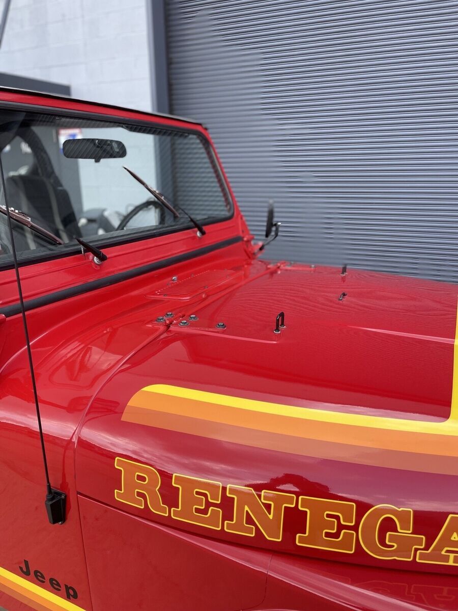 1981 jeep jeep suv red cj7