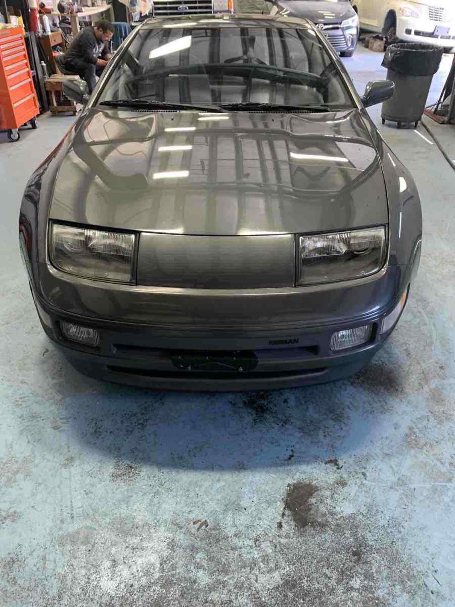 1990 nissan 300zx coupe grey rwd manual