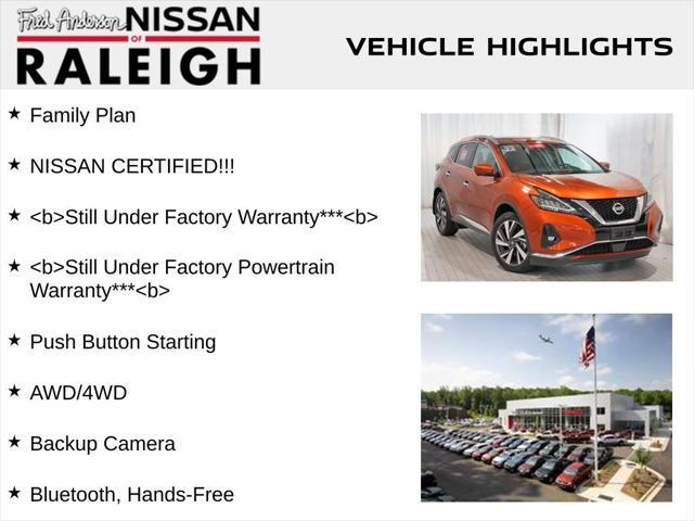 2022 nissan murano sl intelligent awd