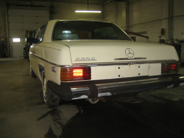 1974 mercedes 280c coupe project m110 2.8l auto