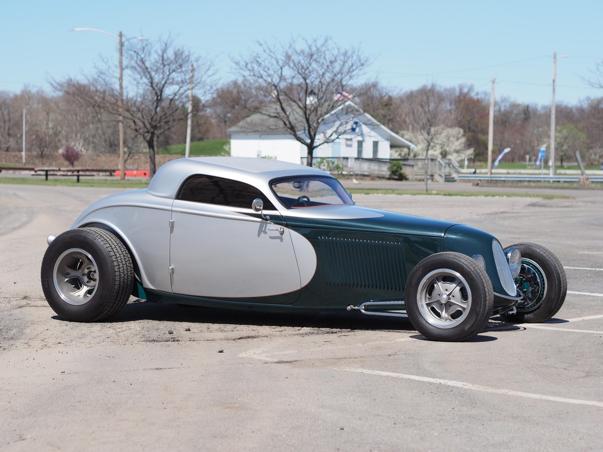 350-powered 1934 ford three-window coupe hot rod