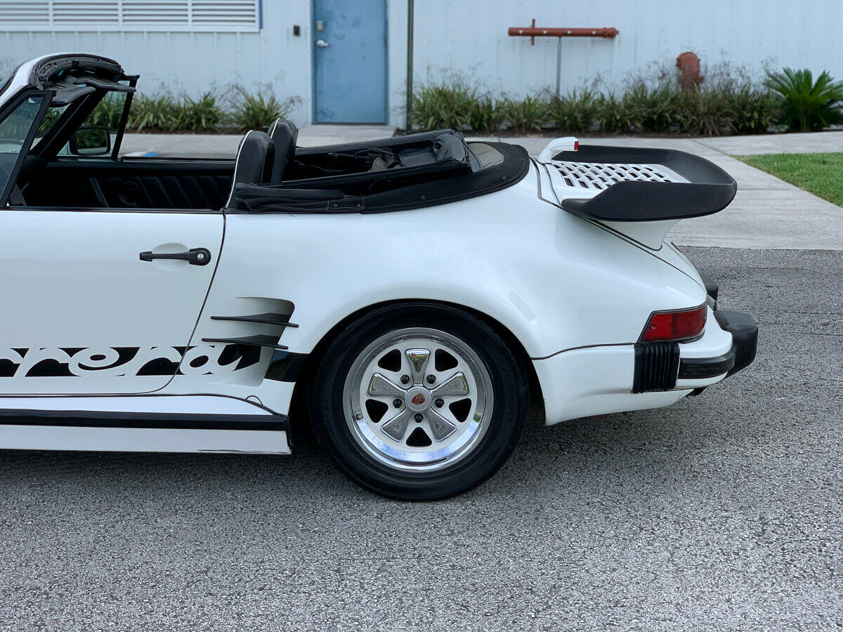 1983 porsche 911 carrera convertible widebody turbo look not 930 rs