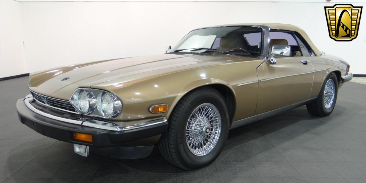 1989 jaguar xjs 55889 miles gold convertible 5.3l v12 fi sohc 5-speed automatic