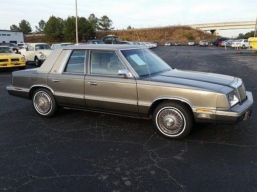 1983 chrysler lebaron 73598 miles charcoal