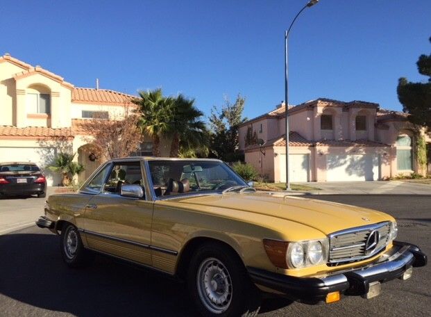 1977 mercedes benz 450sl roadster one owner all original “very rare colorâ€