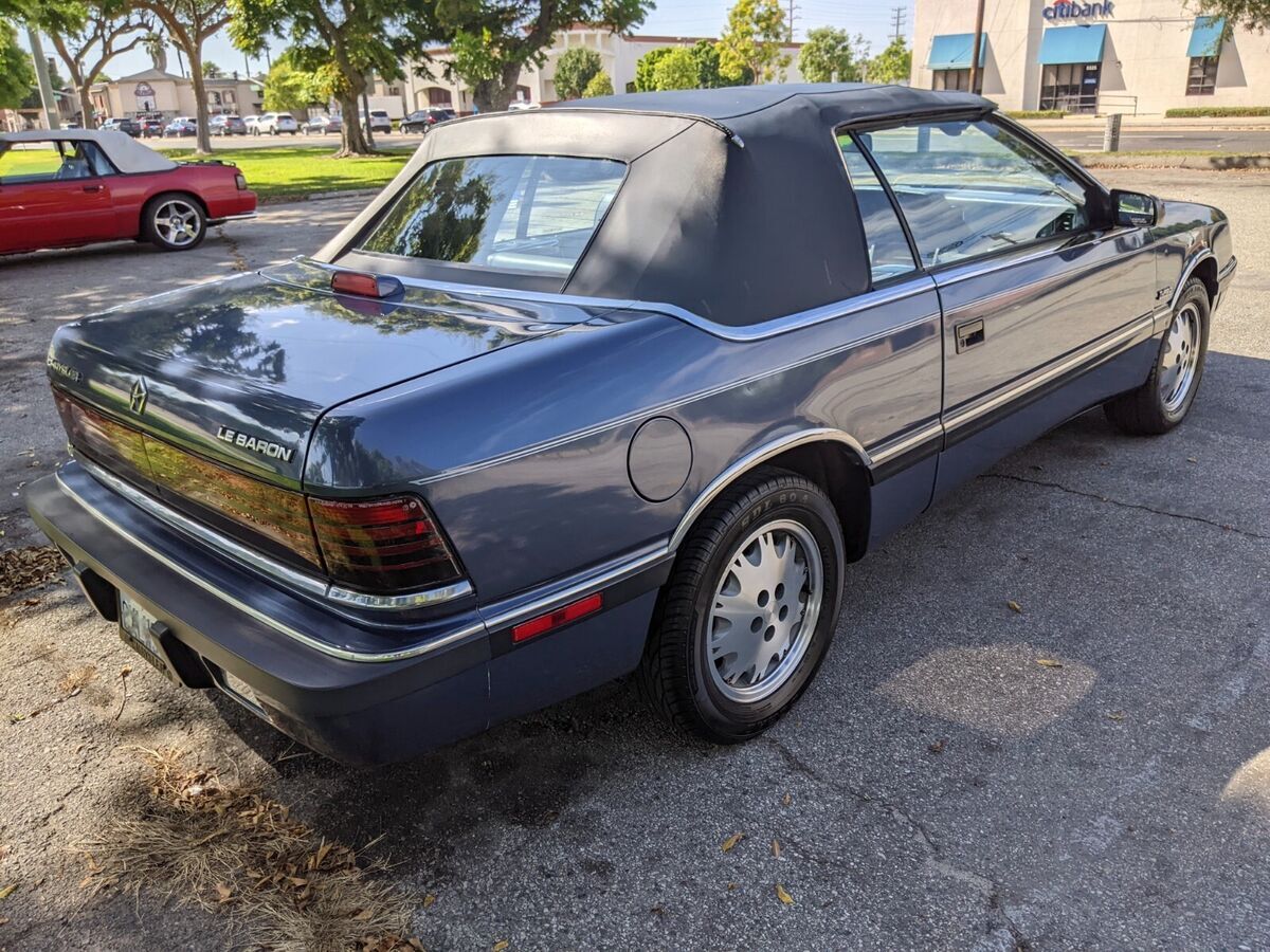 1987 chrysler lebaron convertible