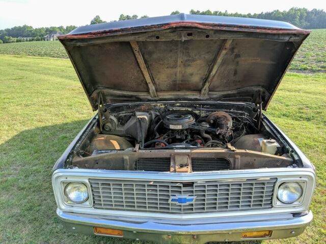 1972 chevrolet c10 c-10 custom deluxe chevy pickup truck rat rod original barnfd