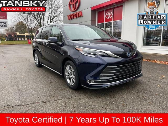 2023 toyota sienna platinum 7 passenger