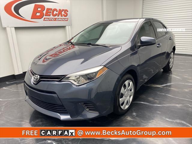 2016 toyota corolla l