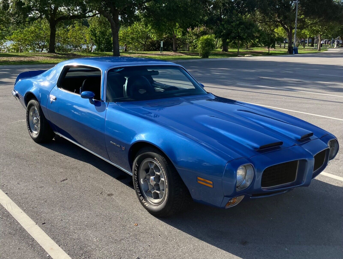 1973 pontiac firebird formula 400 rare original numbers matching / phs documents