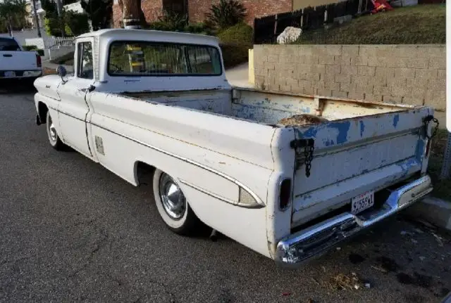 1961 chevrolet c10 deluxe apache cali desert blackplate original chevy truck 196