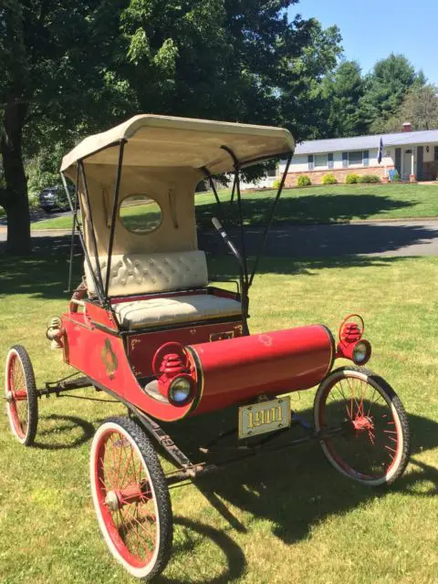 1901 oldsmobile curved dash replica horseless carriage fire chief antique