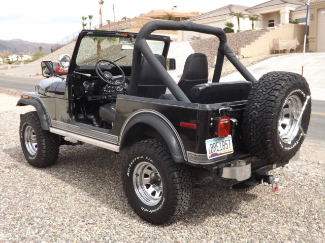 1980 cj7 triple black laredo 1st year original ca. jeep