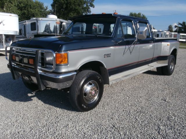1989 ford f-350 crew cab dually 7.3 diesel 4-wheel drive 5-speed hard to find