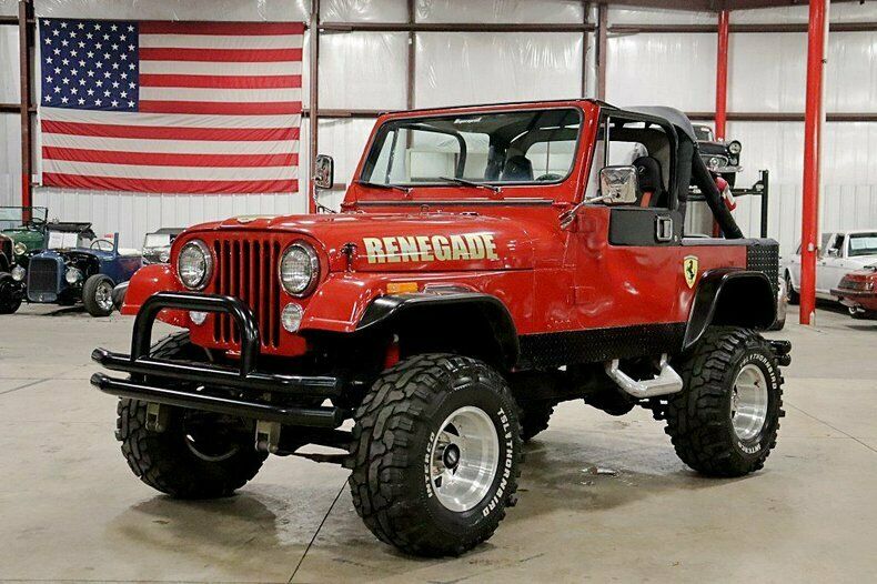 1983 jeep cj-7 129731 miles red jeep 4.2l i6 4-speed manual