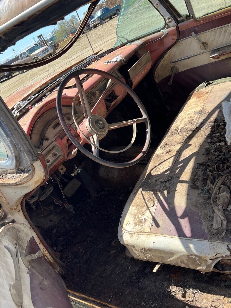 1958 ford skyliner convertible white rwd automatic