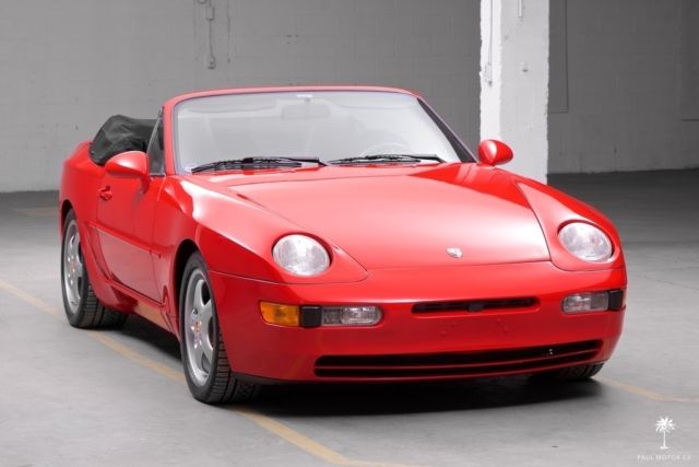 1993 porsche 968 cabriolet 26,762 miles collection car