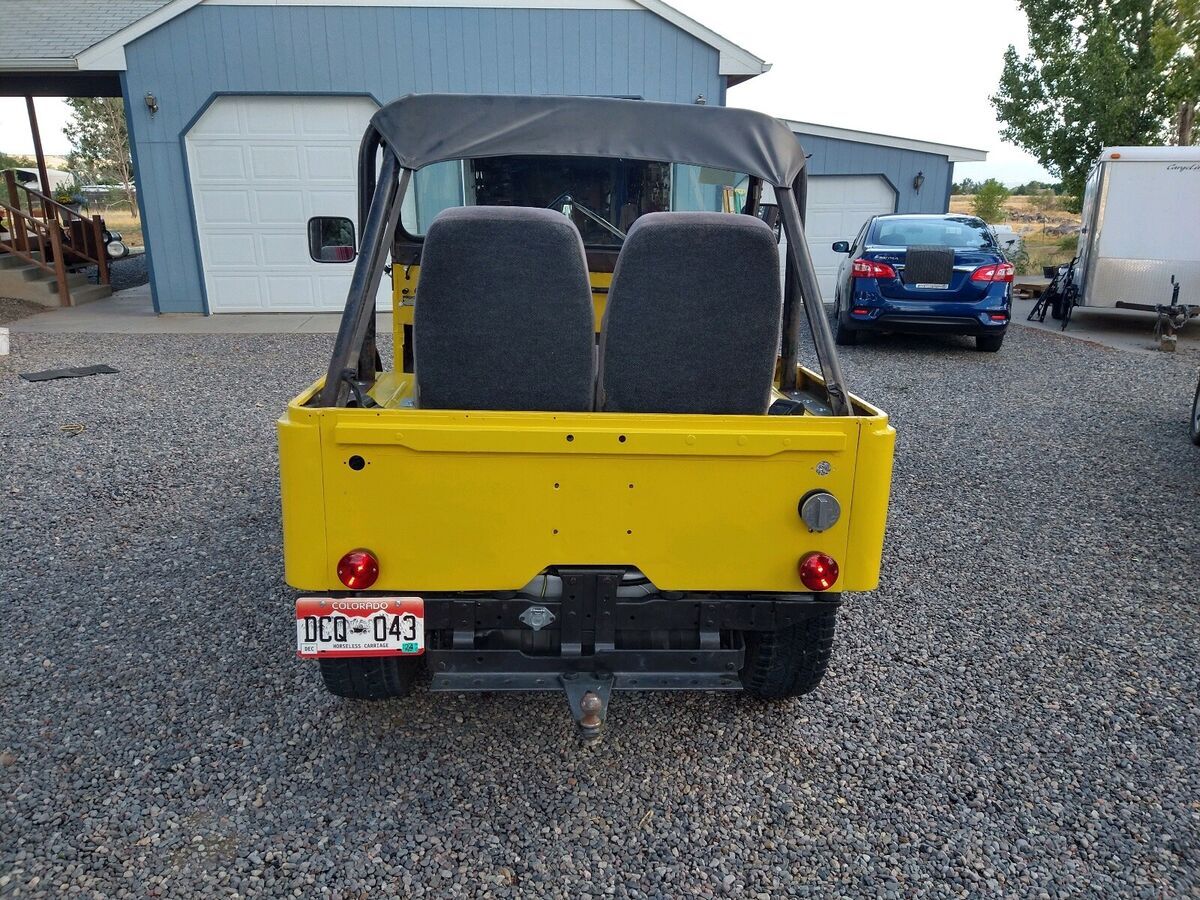 1971 jeep cj-5 suv yellow 4wd manual base