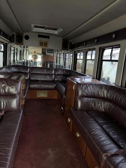 reduced!! 1998 ford limo econoline e450 cargo cutaway party/passenger bus