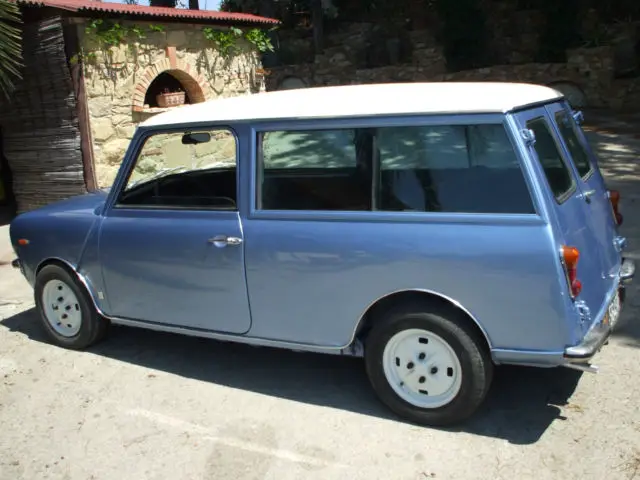 1981 austin mini clubman summer blue