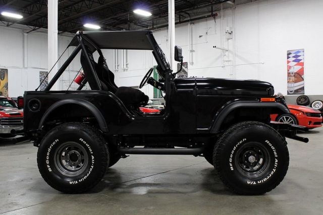 1979 jeep cj-5 1849 miles black convertible 258ci i6 3 speed manual