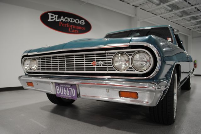 1964 chevrolet el camino 68,973 miles dark teal metallic 454 cid big block man