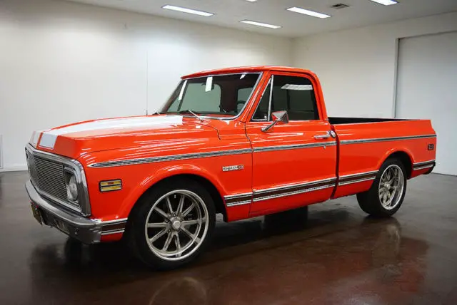 1972 chevrolet cheyenne 9598 miles orange pickup truck 383 small block v8 turbo
