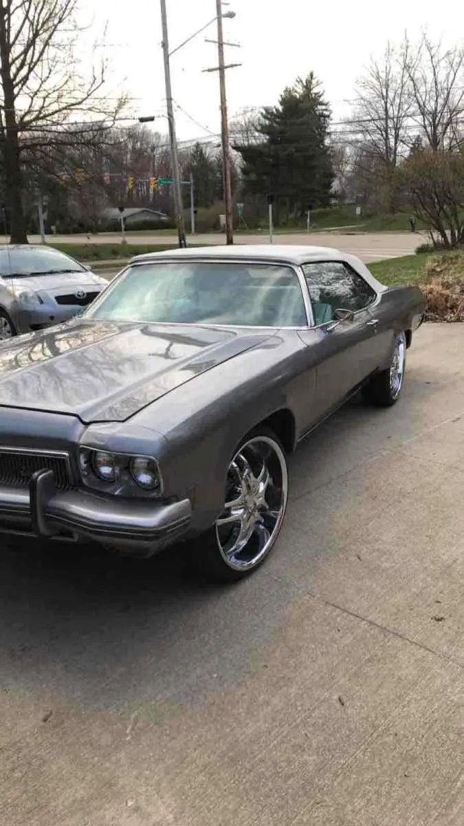 1973 oldsmobile delta 88 convertible grey rwd automatic