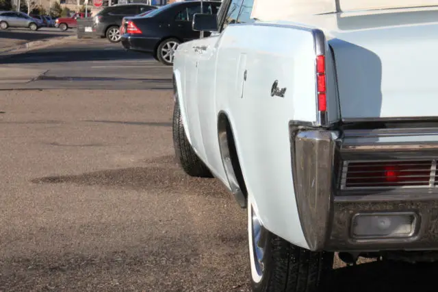 1966 lincoln continental convertible - baby blue - suicide doors!!