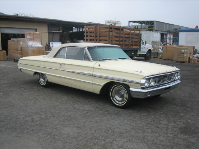 1964 ford galaxie 500 convertible, second owner, 352 v-8, automatic, a/c