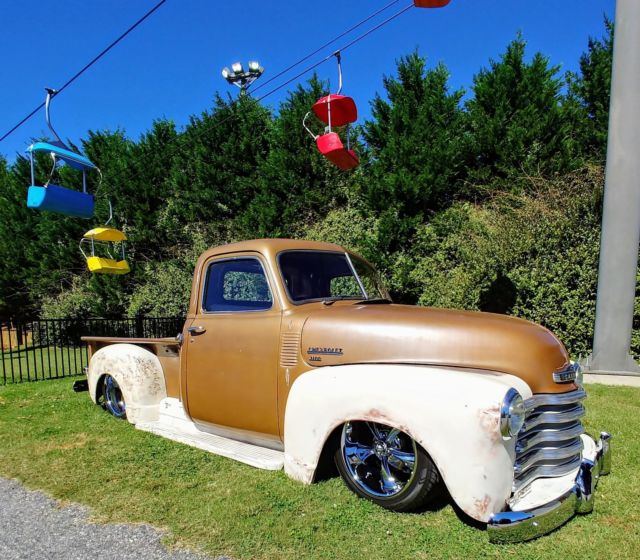 1949 chevy 3100 pickup - bagged & ls swapped