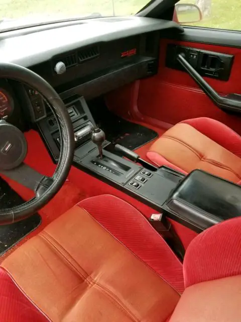 1986 chevy z28 iroc z camaro red