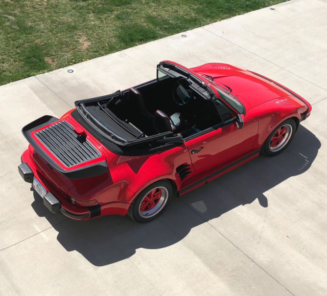 1989 porsche 930 slantnose cabriolet m505 g50 very low miles