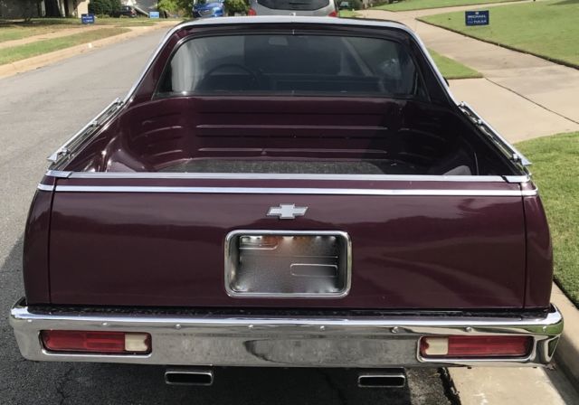 the "purple heart" chevrolet el camino