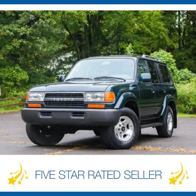 1993 toyota land cruiser 4wd 128k mi carfax fj80 3rd row!