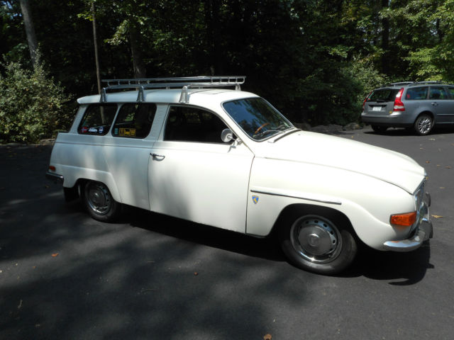 rare 1970 saab 95 wagon, v4, rust free older restoration, 89k original miles!!