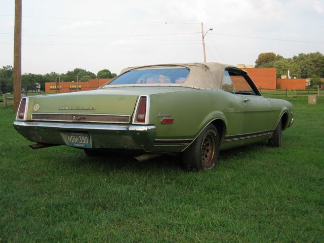 1968 mercury montego mx convertible - rebuilt engine & trans - power options
