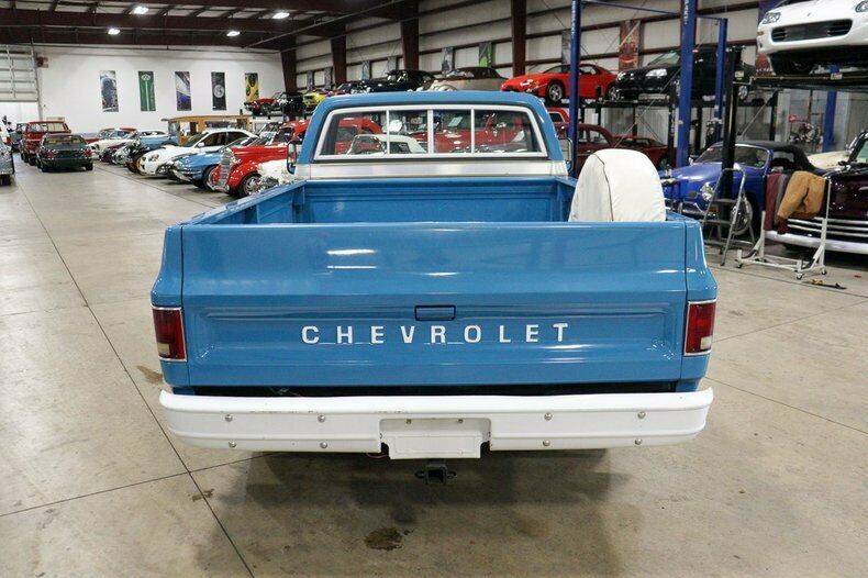 1977 chevrolet c10 77068 miles medium blue pickup truck 305ci v8 automatic