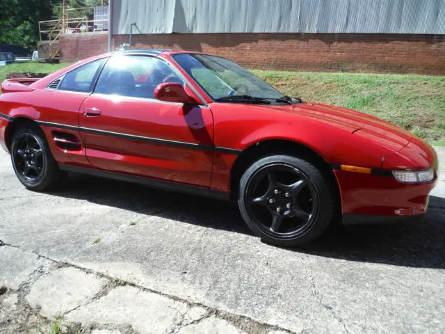 1991 toyota mr2 turbo coupe 2-door - rebuilt turbo - low mile engine and trans