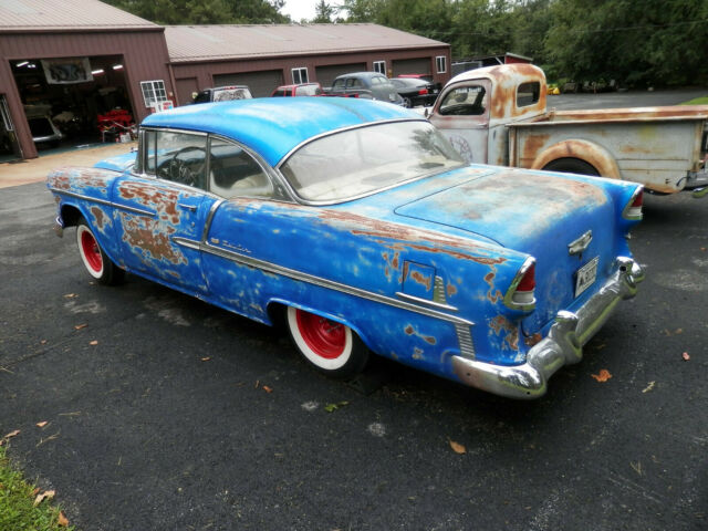 1955 chevy 2 door hardtop custom classic street rod hot rod show car project rat