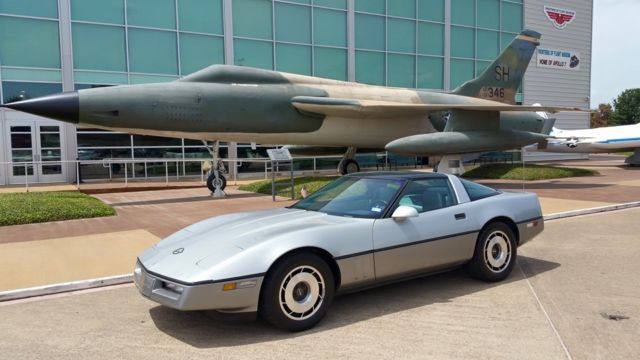1985 chevrolet corvette targa silver 2-tone, ****video****