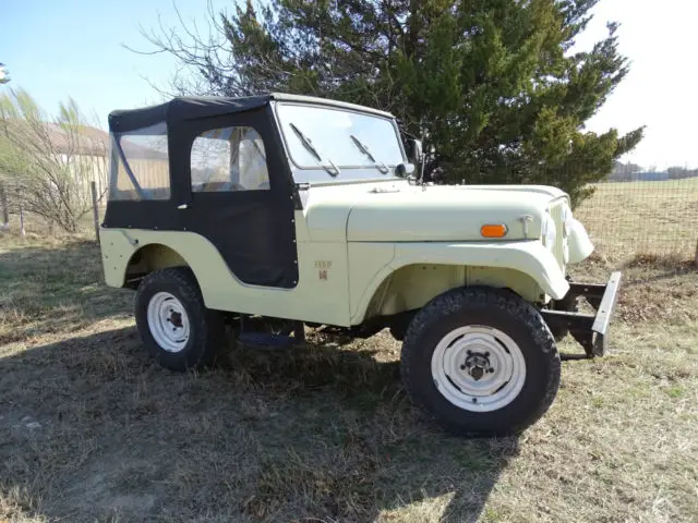 1969 kaiser jeep cj-5/spring green/v6/38,206 original miles/rare survivor/l@@k!