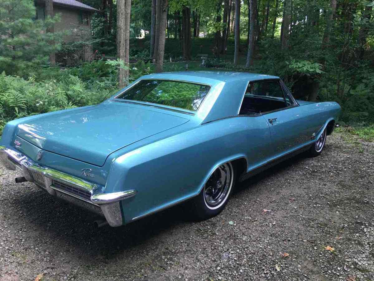 1965 buick riviera blue rwd automatic gran sport