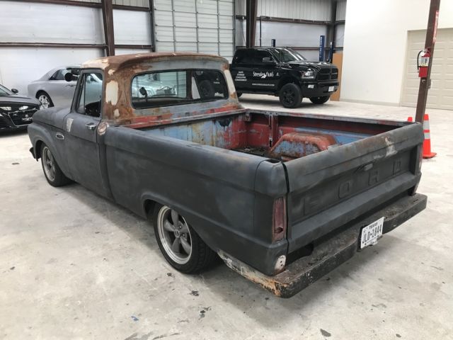 1965 ford f100 - crown vic clip, fi 5.0, explorer axle, bullitt wheels + more!