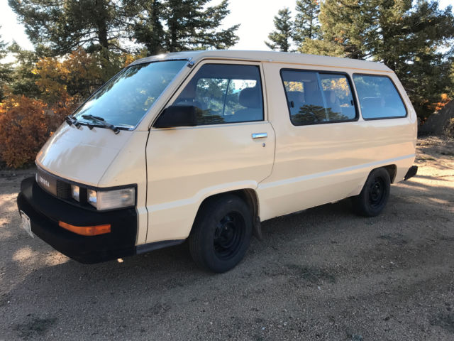 1986 toyota van customized cargo edition