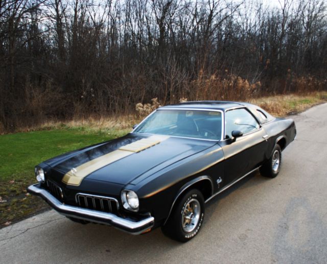 barn find 73 black/gold hurst olds edition cutlass oldsmobile 442 w30 w45 s l@@k