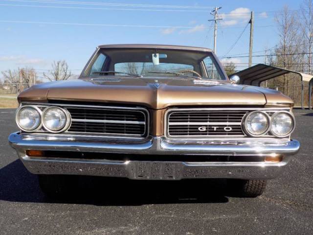 1964 pontiac gto 0 saddle bronze coupe v8 6.4l manual 4-speed