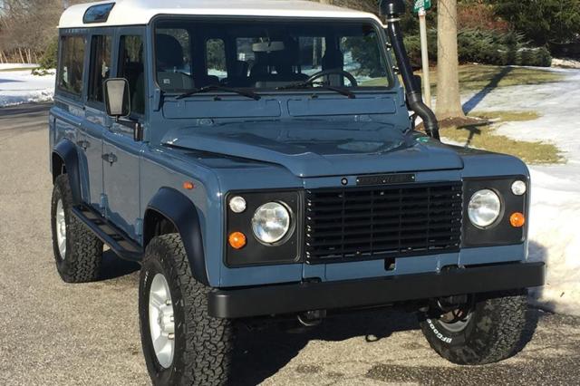 1983 land rover defender 110 60 miles blue suv manual