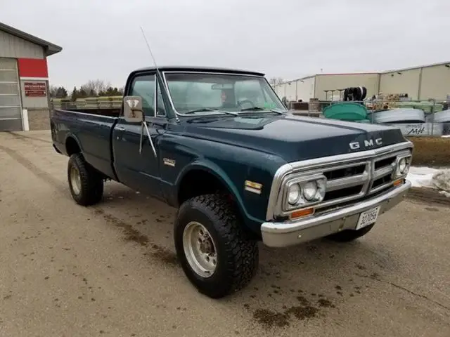 1971 gmc k2500. factory 4x4 factory 3/4 ton. factory v8. true survivor