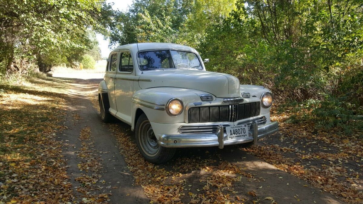 1946 mercury eight flathead v8 sucide 4 door sedan